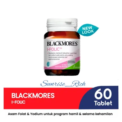 BLACKMORES I-FOLIC 60 Tablet / Asam Folat / Suplemen Kehamilan