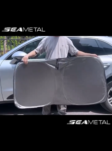 SEAMETAL Car Windshield Sunshade Cover Foldable Sun UV Protection Heat Insulation Auto Front Window Protector