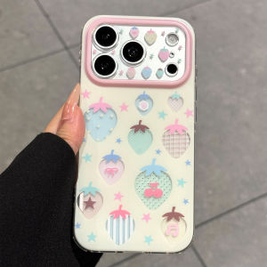 SENBO | Luxury Shockproof Phone Case with Strawberry Dots