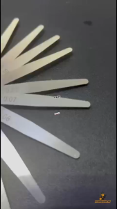 Nasara Feeler Gauge Filler 17 Blades Polished Steel Thickness 0.2mm - 1mm Measurement Tool Tolok Matrik
