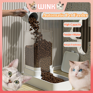 Pet Automatic Water Feeder 3.8L Dispenser Cat Water Fountain Dog Cat Food Feeder Large Capacity Eating Drinking Bowl