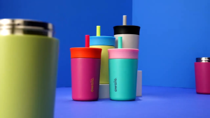 READY STOCK Owala FreeSip 12oz 355ml Stainless Steel Insulated Tumbler Vacuum Water Bottle with Free