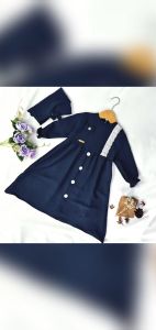 SASHA Gamis Anak Imut Bahan Crinkle Airflow 1 Set Jilbab Usia 0-4 Tahun Tampil Beda Dengan Pakaian Anak Perempuan Lucu Terdapat Tita Membuat Anak Makin Manis Dengan Warna Cantik