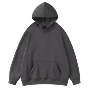 เสื้อสเวตเตอร์มีฮู้ดแบบหลวมๆ สไตล์เกาหลีสำหรับผู้ชาย ฤดูใบไม้ร่วง/ฤดูหนาว ทรงหลวมๆ สีสันสดใส สำหรับคู่รัก ผ้าฝ้ายผสมโพลีเอสเตอร์