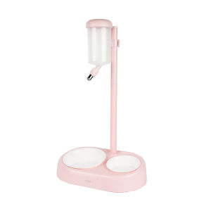 Automatic Pet Dispenser Anti-tip Dog Bowl Drinking Water Bottle Feeder Hanging Kettle Cat Food Container Pets Supplies