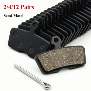 2/4/12 Pairs Bicycle Semi-Metal Disc Brake Pads For Sram Code R RSC (2012+) Guide RE DB8 G2 RE
