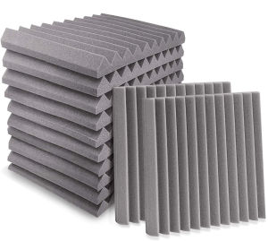 12/24/Pcs Acoustic Foam BoardStudio Wedge TileAcoustic Foam Soundproof Pyramid Studio Treatment Wall Panel 2.5X30X30cm