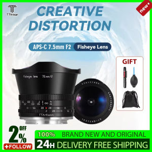 TTArtisan 7.5mm F2 APS-C Fisheye Lens Magnification Manual Focus Lens for Sony E Fuji X for Canon M Nikon Z for Leica L Cameras