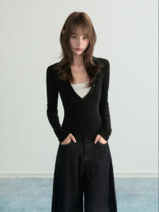ARCG | Áo Thun Phối Hai Mảnh Ôm Body