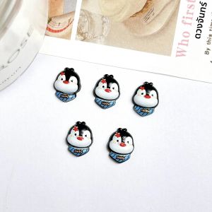 ชุดตกแต่งเล็บลายการ์ตูนสัตว์น่ารัก 20 ชิ้น รูปทรง 3 มิติ สีสันสดใส หมี เพนกวิน หมาป่า ทำจากเรซิ่น สำหรับตกแต่งเล็บ DIY