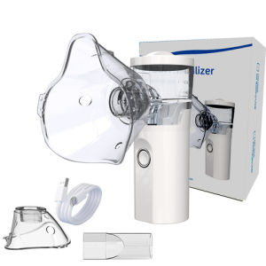 Ultra Sonic Nebulizer Handheld Electronic Portable Oxygen Mask Quiet Ultrasonic Facial Steamer Beauty Skin Care Device