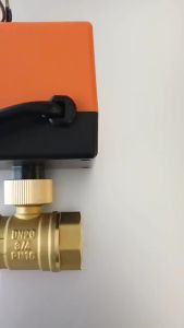 Ac 220V DC 12V-24V Brass Electric Thread Ball Valve 2-control 3-wire Solenoid Water Valve Actuator DN15/20/25/32/40/50