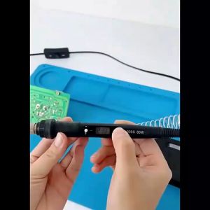 Solder 80W 220V Indikator Suhu LCD Adjustable Temperature Cepat Panas