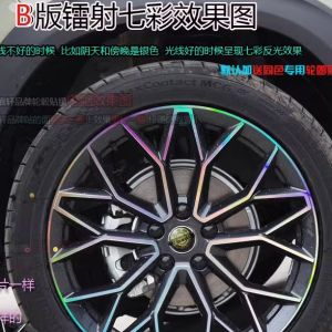 Carbon Fiber Wheel Hub Stickers Modification Repair Kit for Changan Uniz Vehicle Decal Scratch Repair Accessories