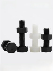 Nylon Hex Screw Nut Flat Pad Suit Combination Complete Collection Plastic Insulation Plastic Bolt M3M4-M12