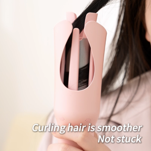 Cordless Automatic Curling Iron - Beach Waves Rotating Curling Wand for Travel for Women angle-Free