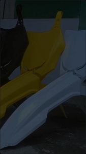 Paket Spakbor Depan Dan Papan Nomor RMZ 450