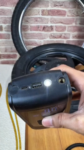 Máy bơm không khí ST-9624b 150psi mini cầm tay đa năng cho xe máy ô tô bóng thể thao