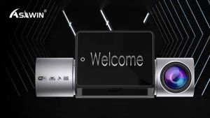 4K GPS Dash Cam Wifi ADAS Car Camera Asawin A7 LDWS FCWS Car dvr 2.35" Touch Ips Screen Front And inside Night Vision G-sensor Support 24H Park Mode