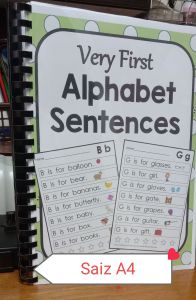 Very First Alphabet Sentences 240 m/s