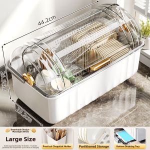 MEIZHUFU | Storage and Drip Rack for Dishes Utensils