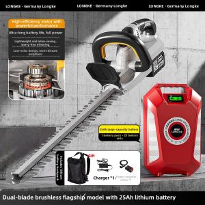 LONGKE | Electric Hedge Trimmer Pruning Brushless High Power