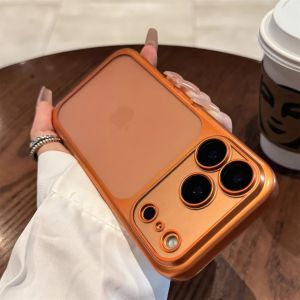 SinQui | Ultra-thin Electroplated Frosted Clear Phone Case Protective Shell