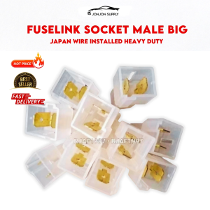 GUNUINE FUSELINK SOCKET MALE BIG & SMALL WITH AUTO WIRE # 14 HEAVY DUTY