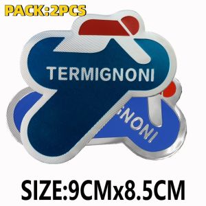 3D Aluminum Heat Resistant Stickers Motorcycle Exhaust Pipes Pipe Sticker High Temperature Resistance Muffler Decals for Arrow