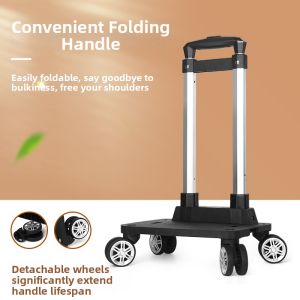 MLZH | Detachable Foldable Aluminum Telescopic Handle Bag Accessories