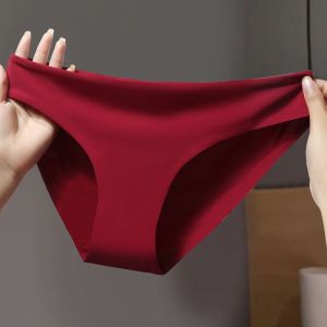 Victorias Secret Summer Ice Silk Seamless Womens Underwear Ultra-Thin Breathable Quick-Drying Triangle Pants Cotton Crotch Shorts