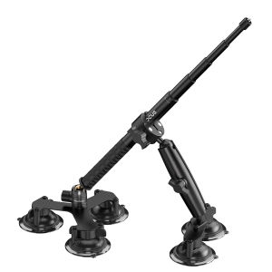 รถดูด Mount สําหรับ Insta360 x4 x3 x2 x One RS R สําหรับกล้อง GoPro 5 in 1 ชุดดูดสําหรับกล้อง Action Selfie Stick