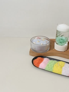 Colorful Sand Wax Powder Candle DIY Sand Painting Candle Colorful Aromatherapy Sand Wax