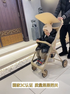 Ultra-Compact Foldable Travel Stroller for 1-6 Year Olds | Airplane Cabin Approved w/ Removable Snack Tray & UPF50+ Canopy | Extra-Wide Breathable Seat Dual Wheel Brakes Under-Seat Storage Bag | Lightweight Baby Pushchair for Shopping & Airport Use