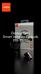 Moxom MX-TW81 Galaxy TWS Earbuds Wireless Bluetooth V5.4 Earphones SMART TOUCH SENSOR LCD battery display HI-FI SOUND