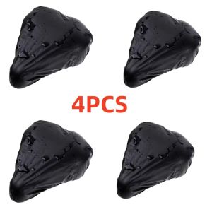 Waterproof Bicycles Saddle Seat Rain Cover Durable PVC Protection Fits Most Saddles Dust-proof Cushion Outdoor Waterproof Cover