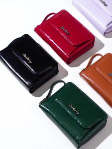 Baellerry | High Quality Womens Short Wallet Simple Card Holder Female Purses with Zipper Coin Pocket Small Card Bag for Girls