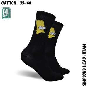 Kaos Kaki Motif The Simpsons Oldschool Skate Panjang Premium - Hosela Project