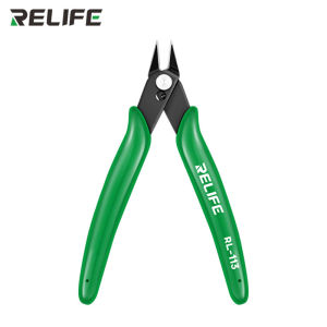 RELIFE RL-113 Precision Diagonal Side Cutting Pliers Cable Wire Cutter Electronic Repair Hand Tools