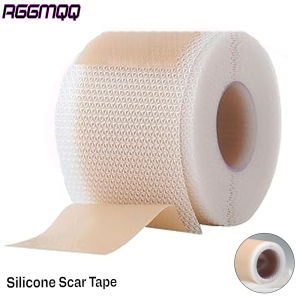 1Roll Silicone Scar Sheets - Extra Long Scar Sheets for C-SectionTummy Tuck KeloidSurgical Scars -Reusable Silicone Scar Sheet