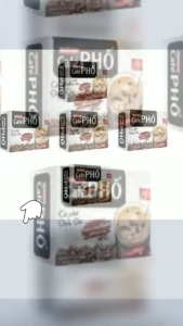 CAFE ĐEN ĐÁ CAFE PHỐ HỘP CAFE ĐEN 10 GÓI ĐẬM VỊ