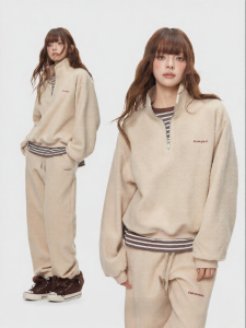 Turn Signal | Zippered Thick Casual Loose Sport Set