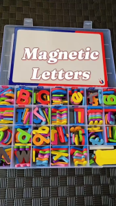 Magnetic Board Numbers English Alphabet Literacy Skills Spelling Montessori Learing Toys for Baby