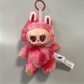 Labubu 3.0 Third Generation Rubble Vinyl Face Pendant Collection Version Heartbeat Macaron Doll. 