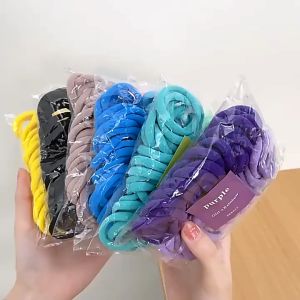 ELBER ACC186: Ikat Rambut Donat Korea Isi 50 Karet Rambut Wanita