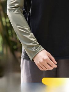 MiiOW | Tay lụa băng rộng rãi cho nam mùa hè chống tia UV ngoài trời bảo vệ cánh tay chống nắng tay áo thể thao thể dục thể thao