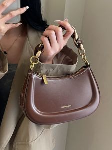 Túi Đeo Chéo Nữ Thời Trang Mới 2025 Túi Đeo Vai Đơn Túi Đeo Chéo Kiểu Dáng Cao Cấp Cổ Điển Có Dây Đeo Tay Cầm Nhỏ