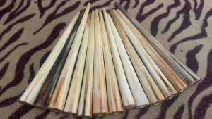 once pipa marlin panjang 25cm up/natural/cangklong/sebulan/kerajinan
