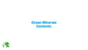 1 60ml OCEAN MINERALS Ioinic Electrolytes