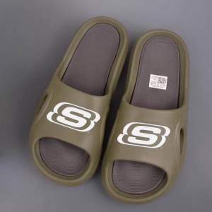 SANDAL SLOP SKECHERS PRIA SENDAL SLIP ON COWOK KARET